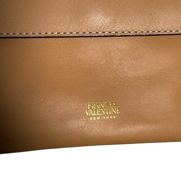 Frances Valentine Maggie Natural Vachetta Leather Crossbody Bag NWT - Picture 3 of 11